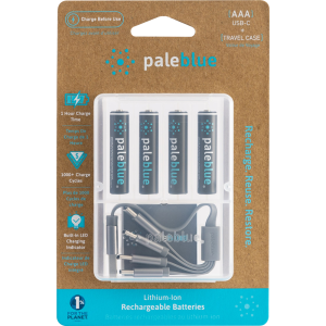 Image of Paleblue Lithium Ion Rechargeable AAA Batteries