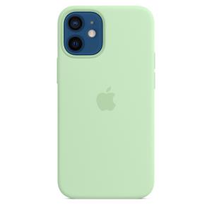 Image of Apple iPhone 12 mini Silicone Case with MagSafe - Pistachio